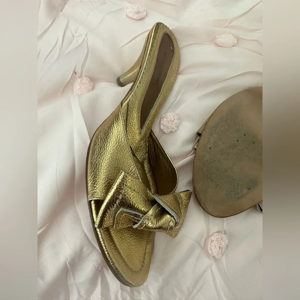 Gold Migliorini Heels - Picture 5 of 7